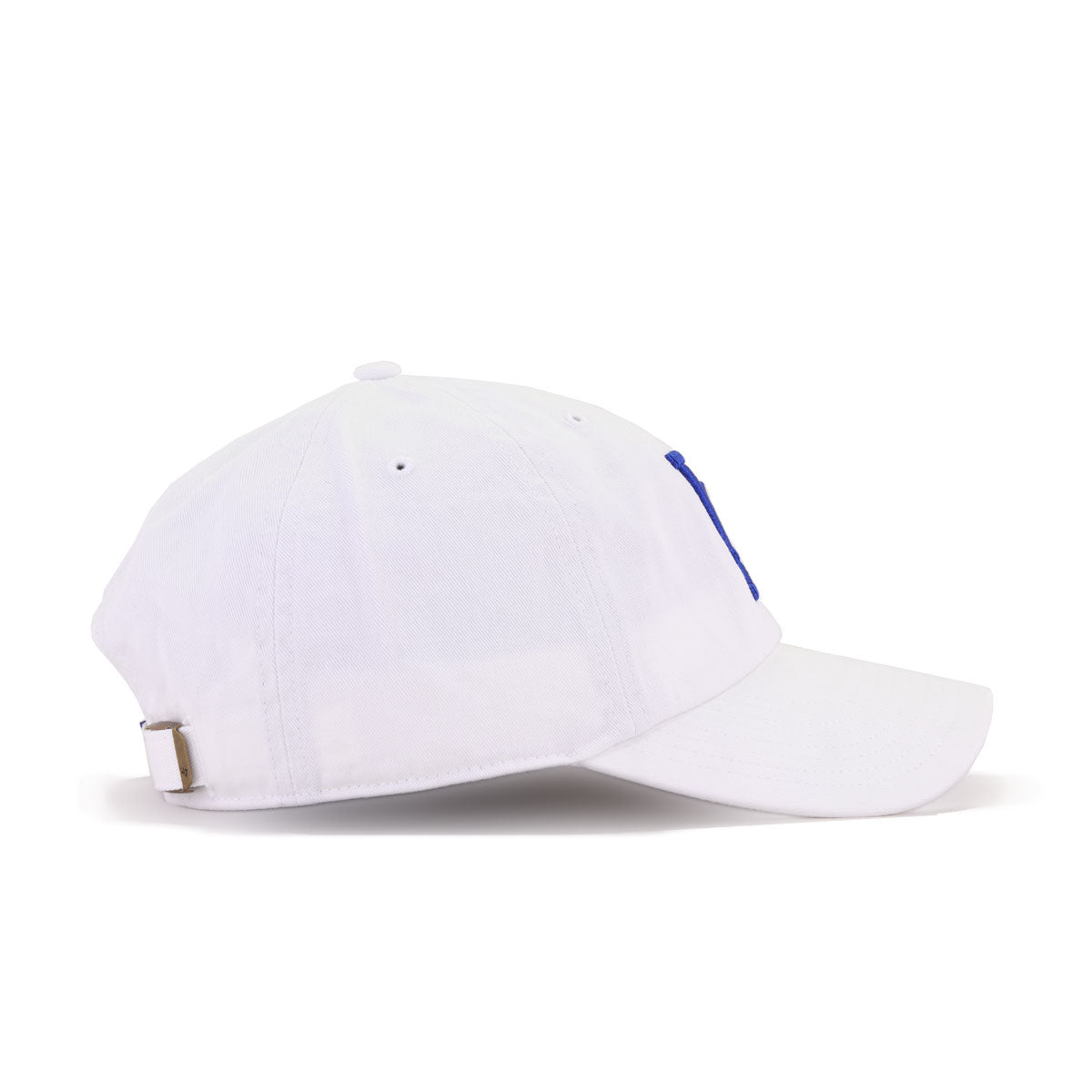 Los Angeles Dodgers White 47 Brand Clean Up Dad Hat
