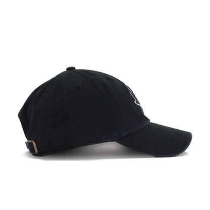 San Jose Sharks Black 47 Brand Clean Up Dad Hat
