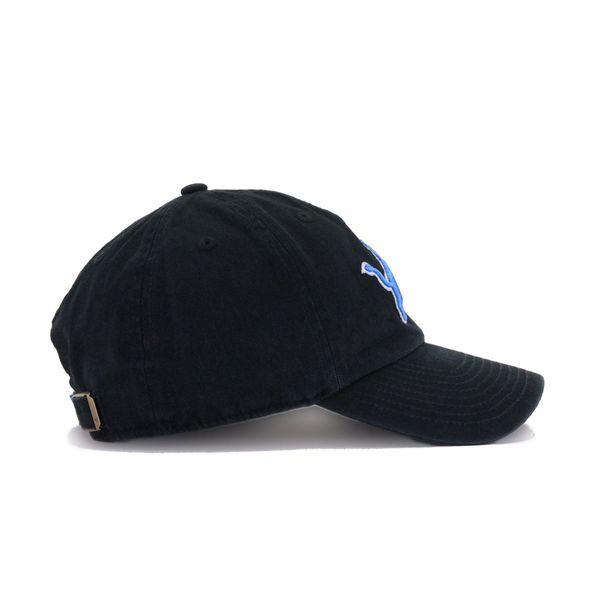 Detroit Lions Black 47 Brand Clean Up Dad Hat