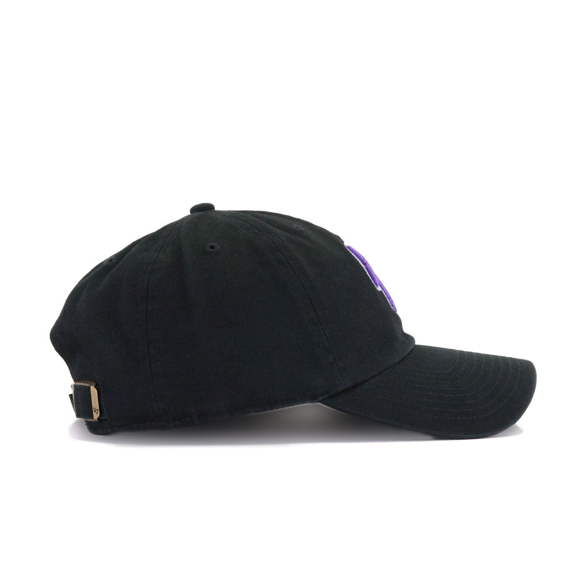 Colorado Rockies Black 47 Brand Clean Up Dad Hat