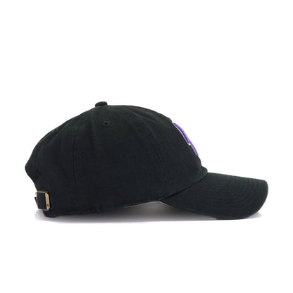 Colorado Rockies Black 47 Brand Clean Up Dad Hat