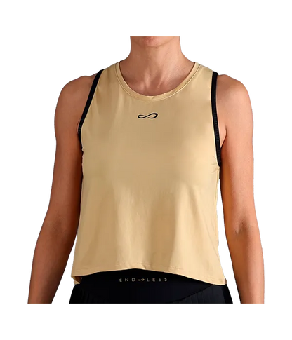 Camiseta Endless Court Dorado