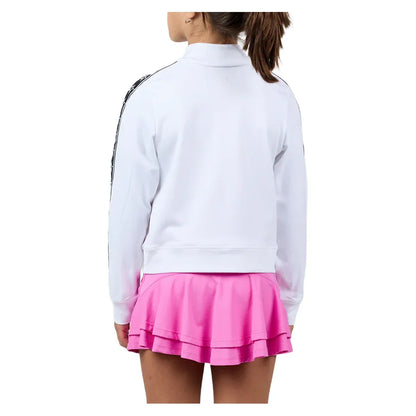 Girls' Pinkology Long Sleeve Tennis Top White