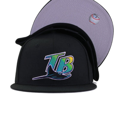 Tampa Bay Rays Black New Era 9Fifty Snapback