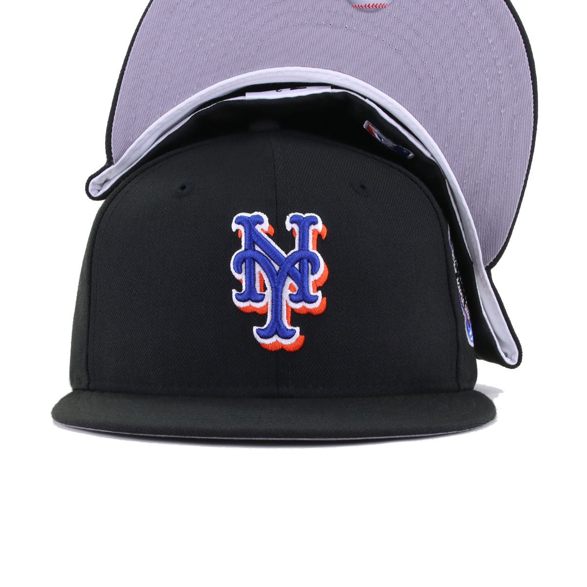 New York Mets Black Subway Series Cooperstown New Era 59Fifty Fitted