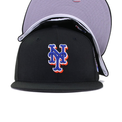 New York Mets Black Subway Series Cooperstown New Era 59Fifty Fitted