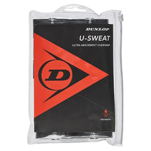 U Sweat 12 Pack Tennis Overgrip Black-Accessories-Dunlop-43604-DEFAULT-L-Tennis Express