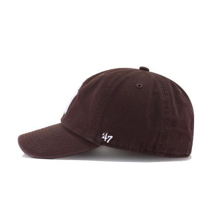 New York Yankees Brown 47 Brand Clean Up Dad Hat