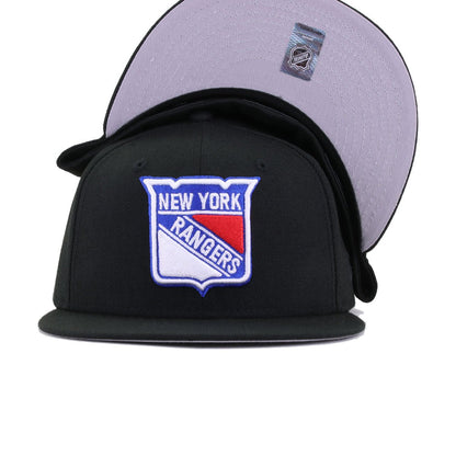 New York Rangers Black New Era 59Fifty Fitted