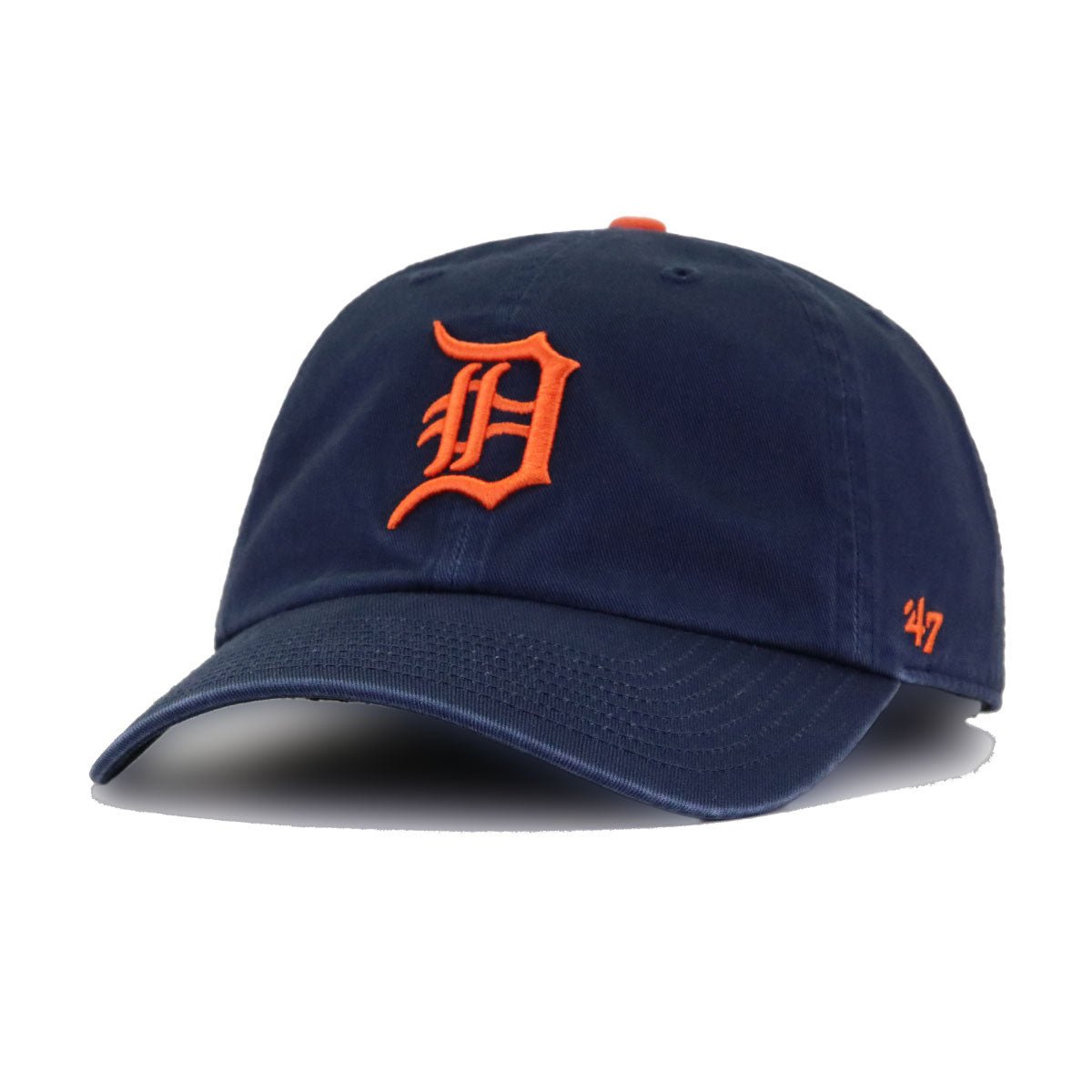 Detroit Tigers Navy ROAD 47 Brand Clean Up Dad Hat