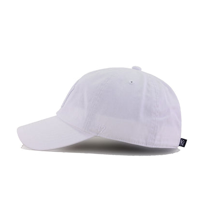 New York Yankees White 47 Brand Clean Up Dad Hat