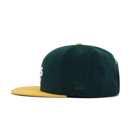 Oakland Athletics Dark Green A Gold New Era 9Fifty Snapback