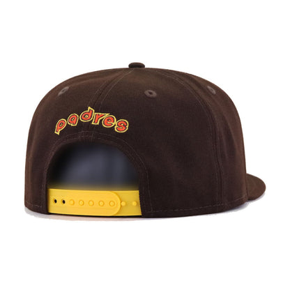 San Diego Padres Burnt Wood New Era 9Fifty Snapback
