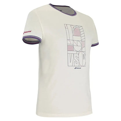 Men's 150 Cotton Tennis Tee Cannoli Cream