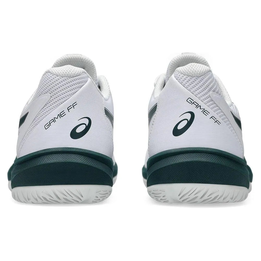 Men's Game FF Tennis Shoes White and Saxon Green