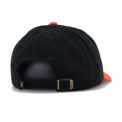 Baltimore Orioles White Black Orange 47 Brand Clean Up Dad Hat
