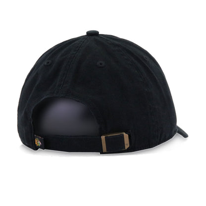 Chicago Blackhawks Black 47 Brand Clean Up Dad Hat