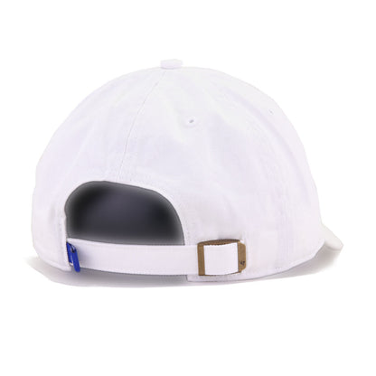Los Angeles Dodgers White 47 Brand Clean Up Dad Hat