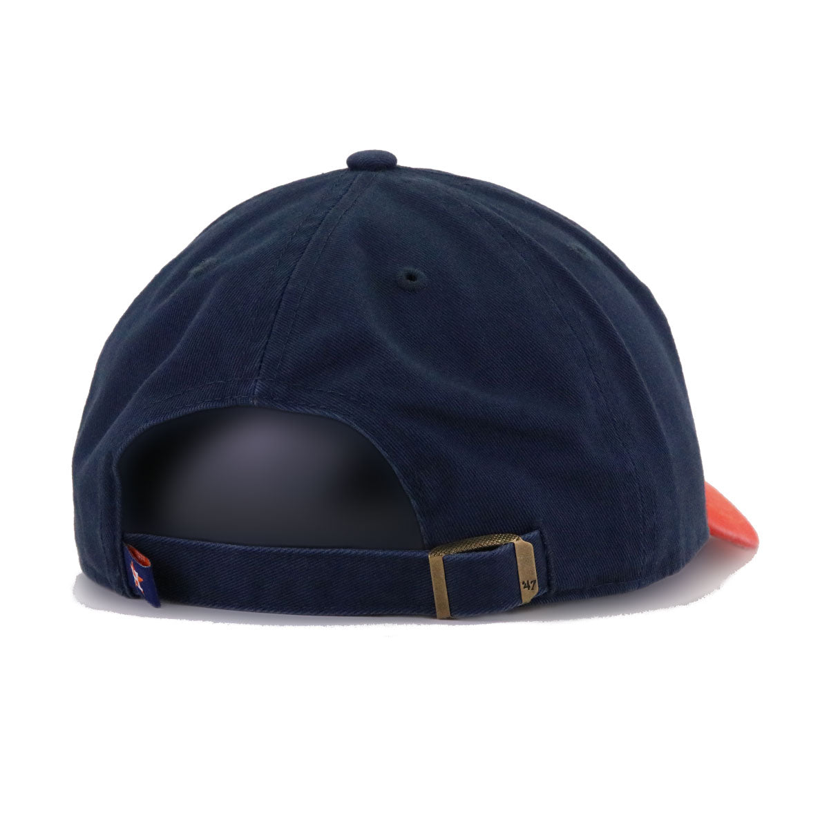 Houston Astros Navy Orange 47 Brand Clean Up Dad Hat