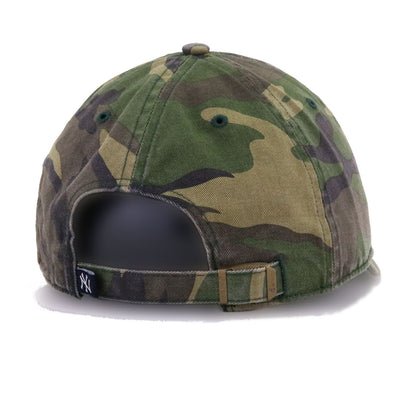 New York Yankees Camouflage 47 Brand Clean Up Dad Hat