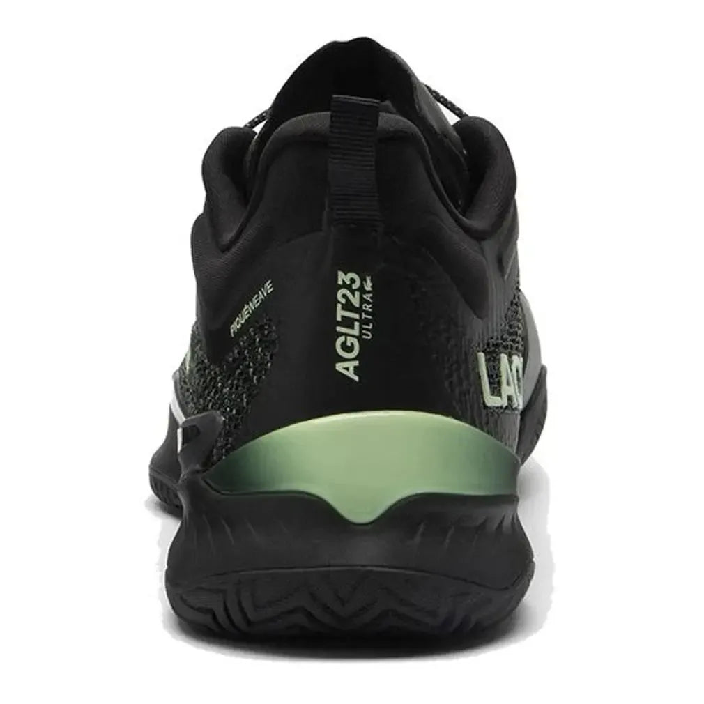 Men's Night AG-LT23 Ultra Tennis Shoes Black and Light Green