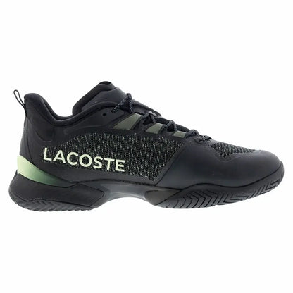 Men's Night AG-LT23 Ultra Tennis Shoes Black and Light Green