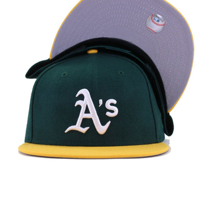 Oakland Athletics Dark Green A Gold New Era 9Fifty Snapback