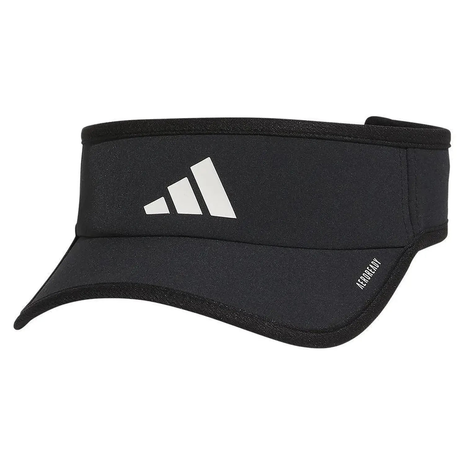 Menâ€™s Superlite 3 Visor Black and White-Apparel-Adidas-5158694-1-Tennis Express
