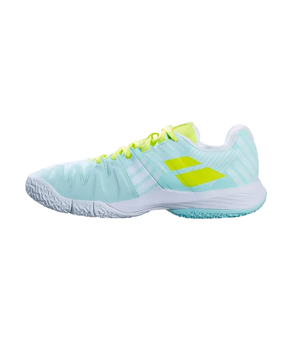 Padel Shoes Babolat Sensa Blue/Sulphur Spring Mujer