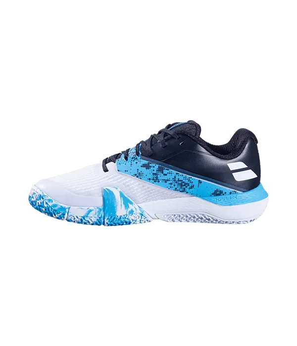 Padel Shoes Babolat Movea 2 White/Cyan Blue 2025