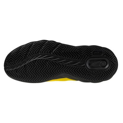 Men's Wave Enforce Court AC Tennis Shoes Vibrant Yellow and Black