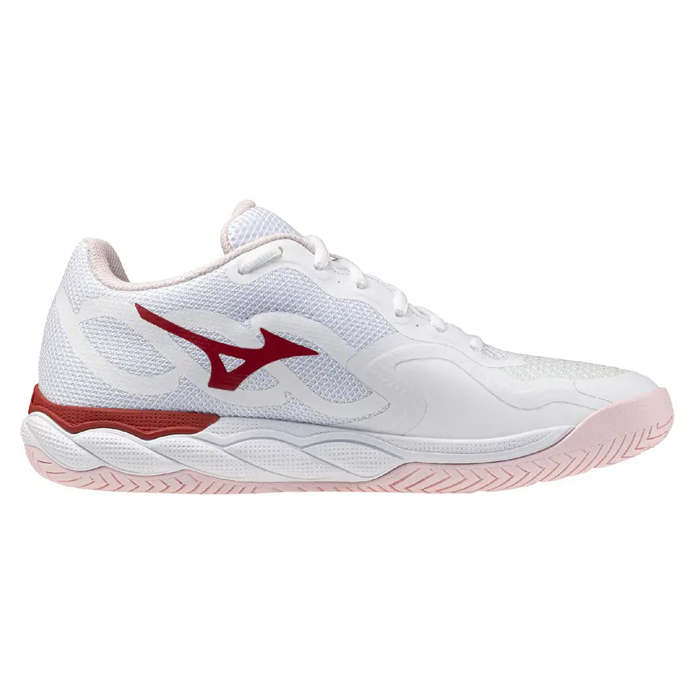 Women's Wave Enforce Court AC Tennis Shoes White and Pinkesque