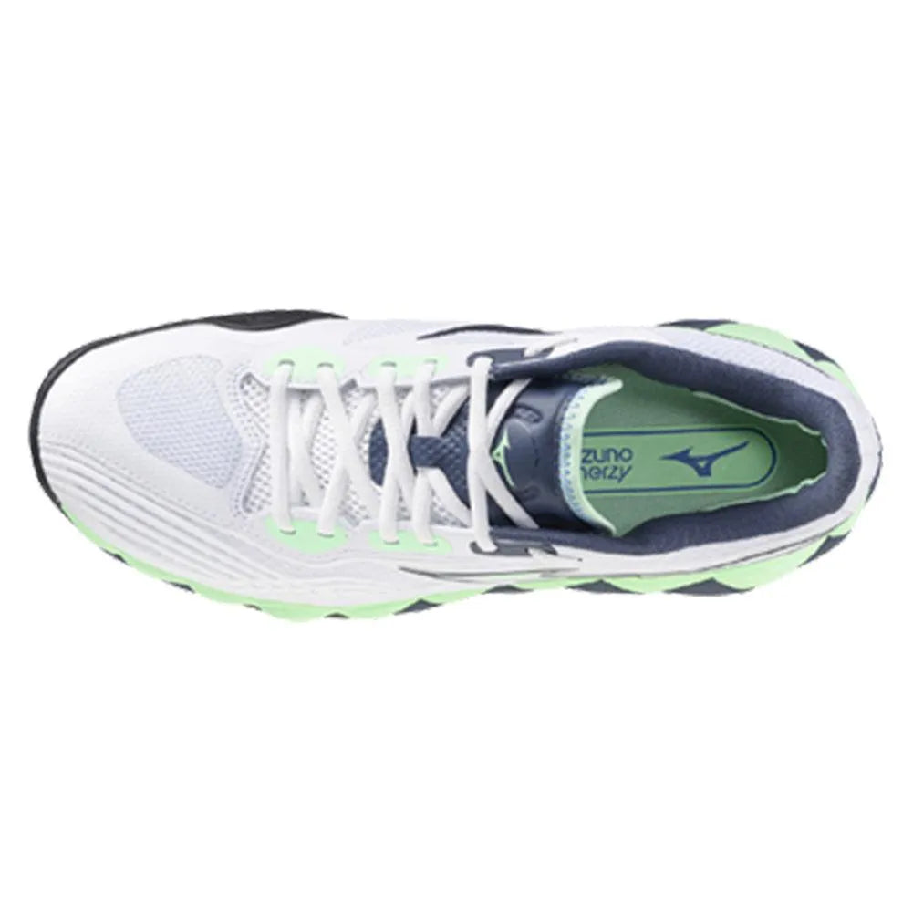 Men's Wave Enforce Tour 2 Tennis Shoes White and Neo Mint
