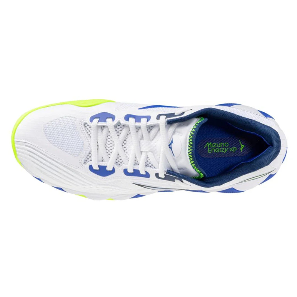 Men's Wave Enforce Tour 2 AC Tennis Shoes White and Dazzling Blue