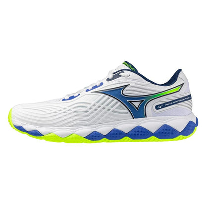 Men's Wave Enforce Tour 2 AC Tennis Shoes White and Dazzling Blue-Footwear-Mizuno-White/Dazzling Blue-7, [current_file_name-Tennis Express