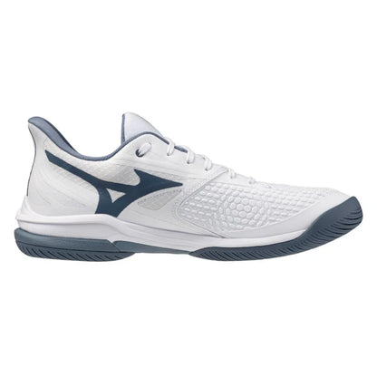 Men's Wave Exceed Tour 7 AC Tennis Shoes White and China Blue