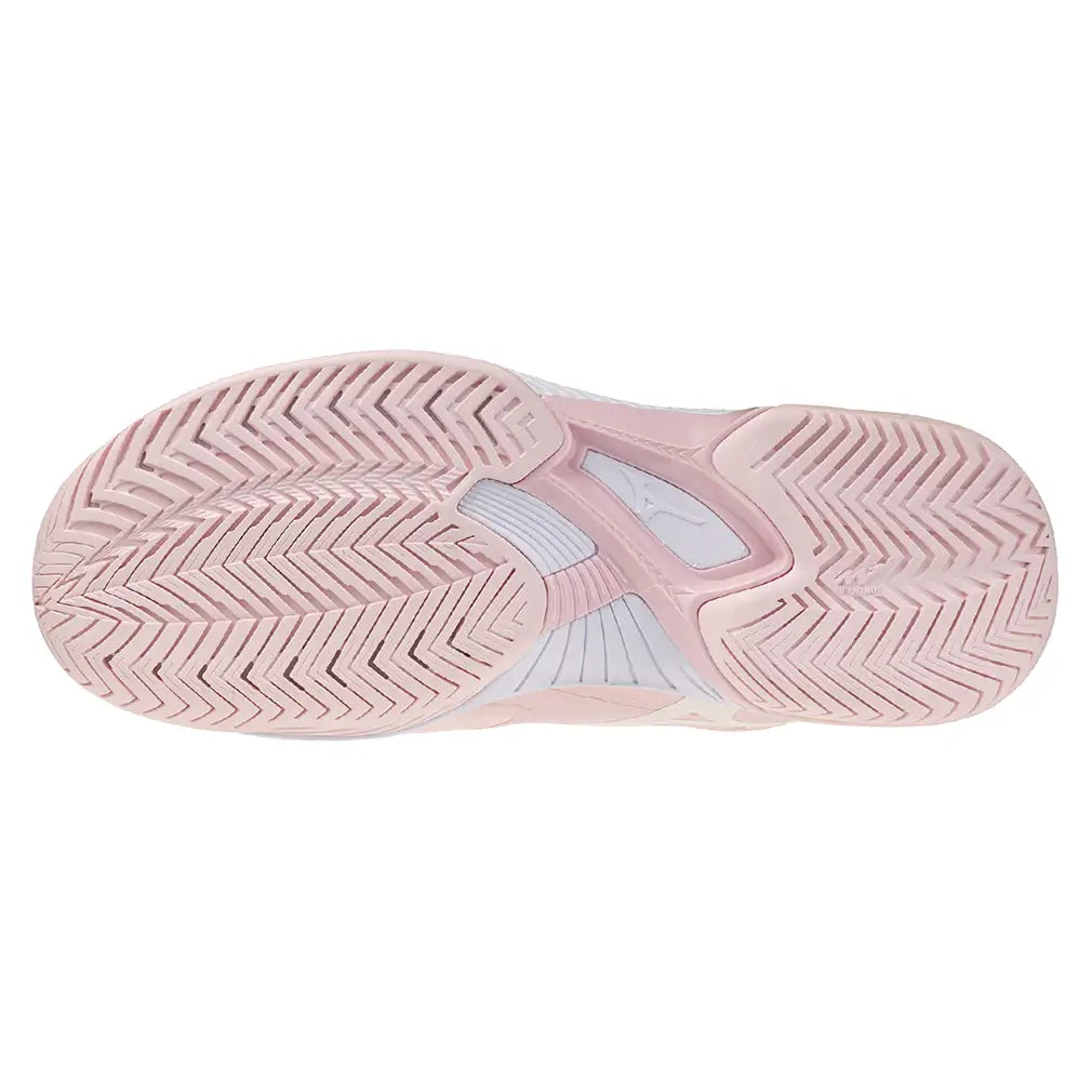 Women's Wave Strike AC Pickleball Shoes Petal Pink and White
