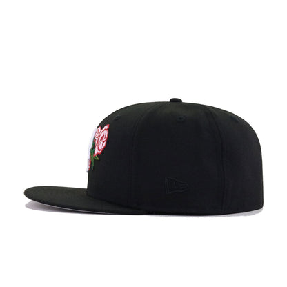 New York Mets Black Rose New Era 59Fifty Fitted