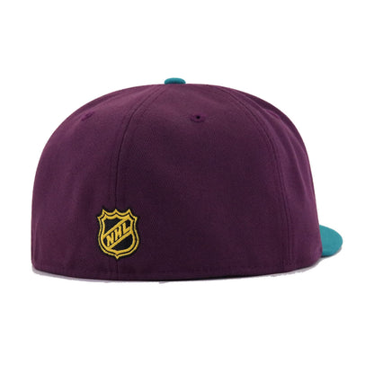 Anaheim Ducks Plum Aqua New Era 59FIfty Fitted