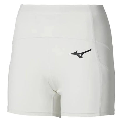 Women's Short Tennis Tight White-Apparel-Mizuno-650019-0000F25-Tennis Express