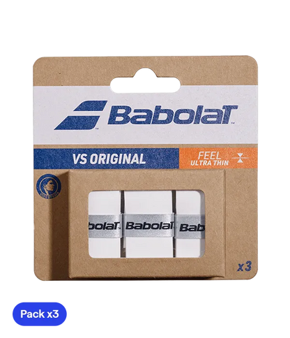 Overgrips Babolat VS Original Liso White (Pack x3)