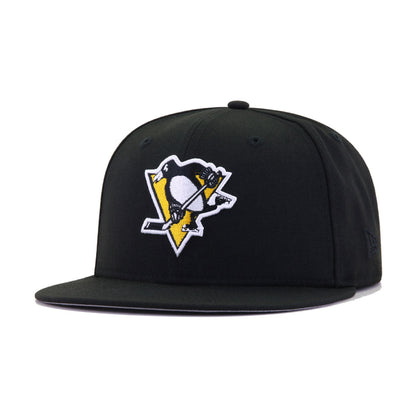 Pittsburgh Penguins Black New Era 59Fifty Fitted