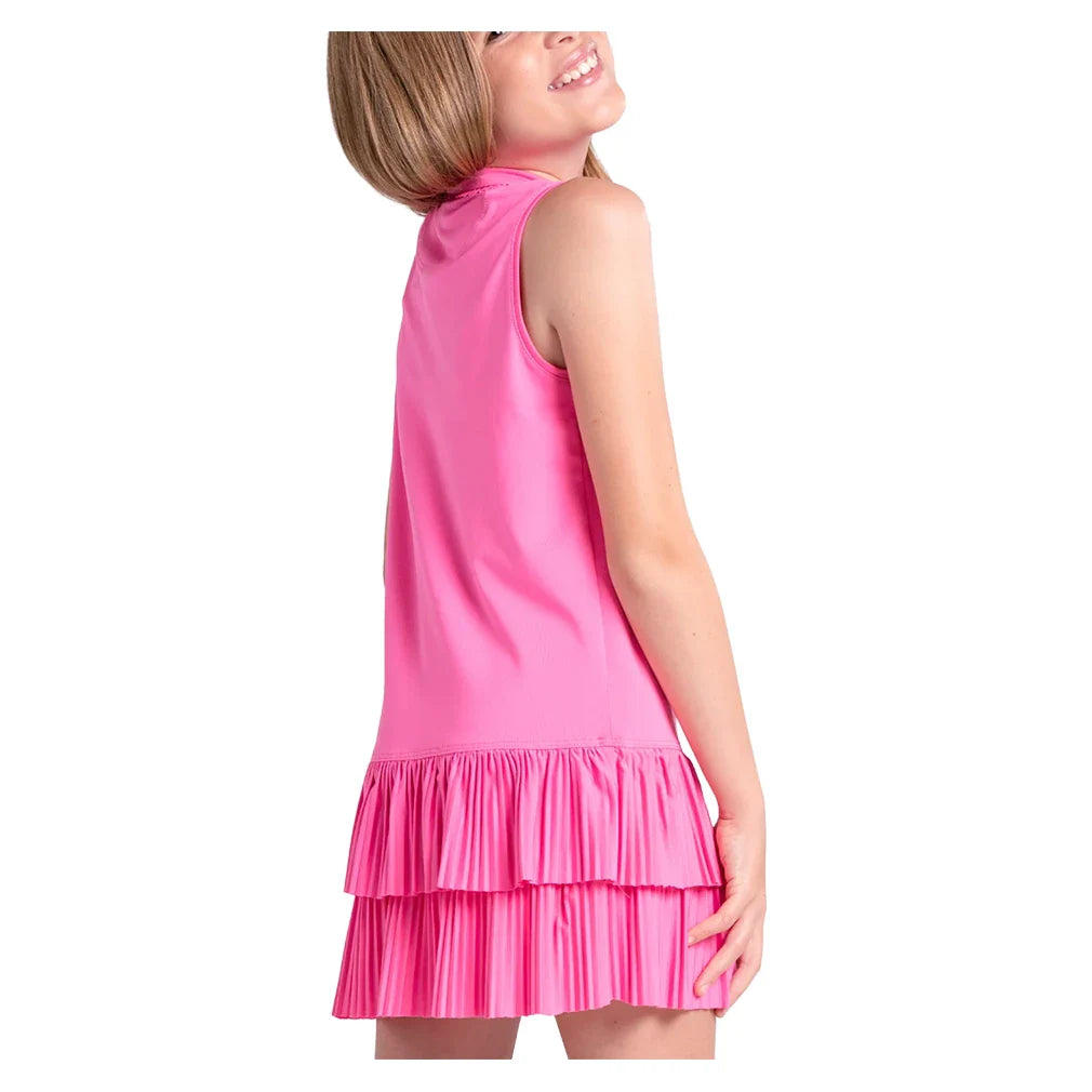 Girls' Match Pleated Polo Tennis Dress