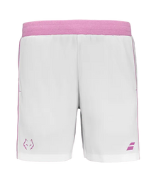 Pantalón Babolat Juan Lebrón Blanco/Rosa 2025