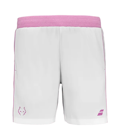 Pantalón Babolat Juan Lebrón Blanco/Rosa 2025