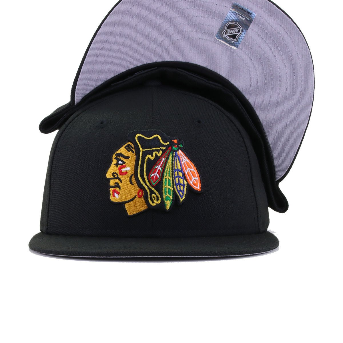 Chicago Blackhawks Black New Era 59Fifty Fitted