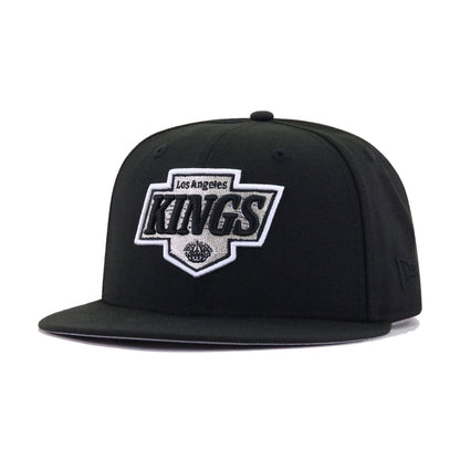 Los Angeles Kings Black New Era 59Fifty Fitted