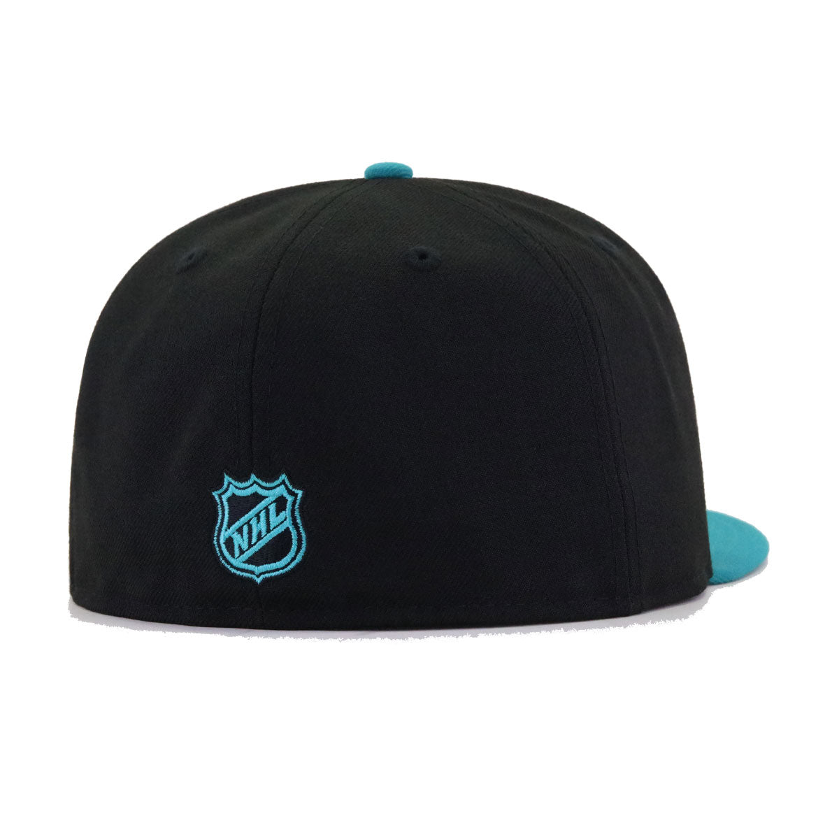 San Jose Sharks Black Aqua New Era 59Fifty Fitted