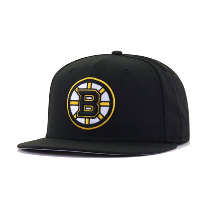 Boston Bruins Black New Era 59Fifty Fitted