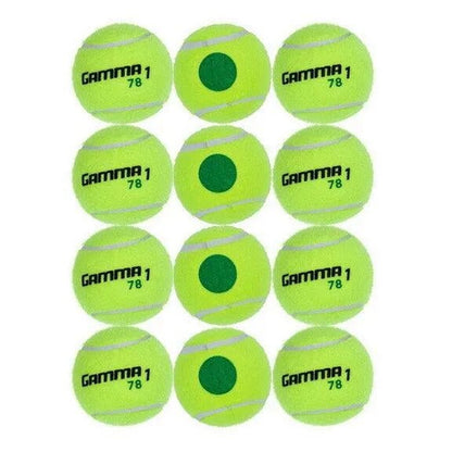 78 Green Dot Tournament Ball 12pkTienda Tennis